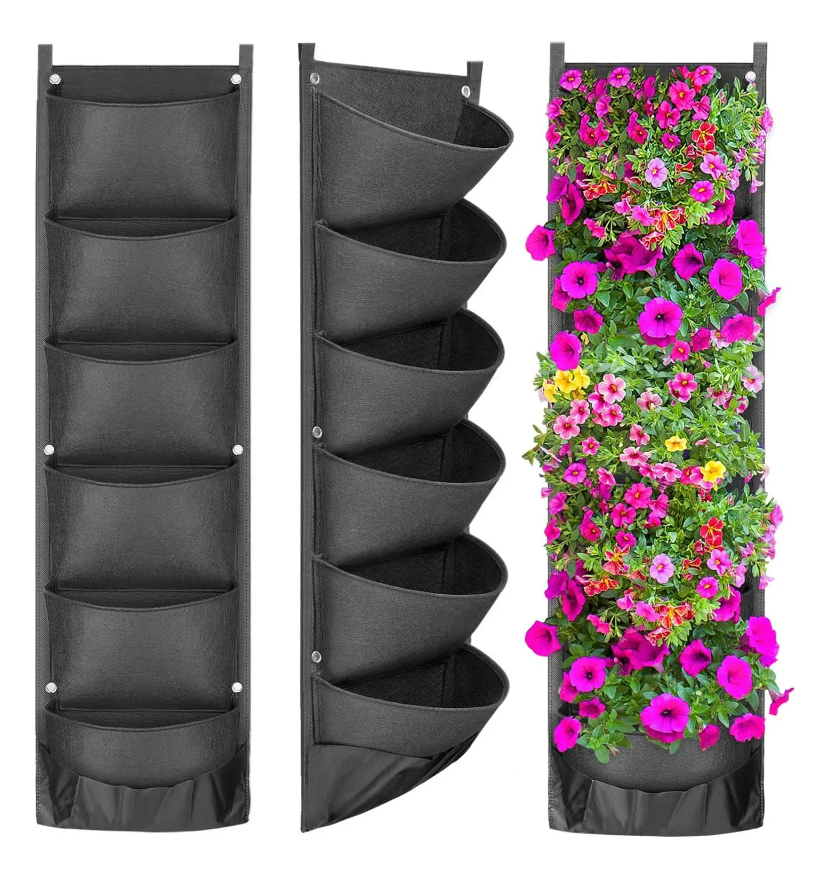 NEW DESIGN Vertical Hanging Garden Planter Flower Pots - TorontoHobbyStore