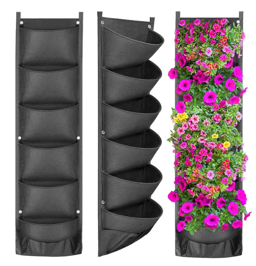 NEW DESIGN Vertical Hanging Garden Planter Flower Pots - TorontoHobbyStore